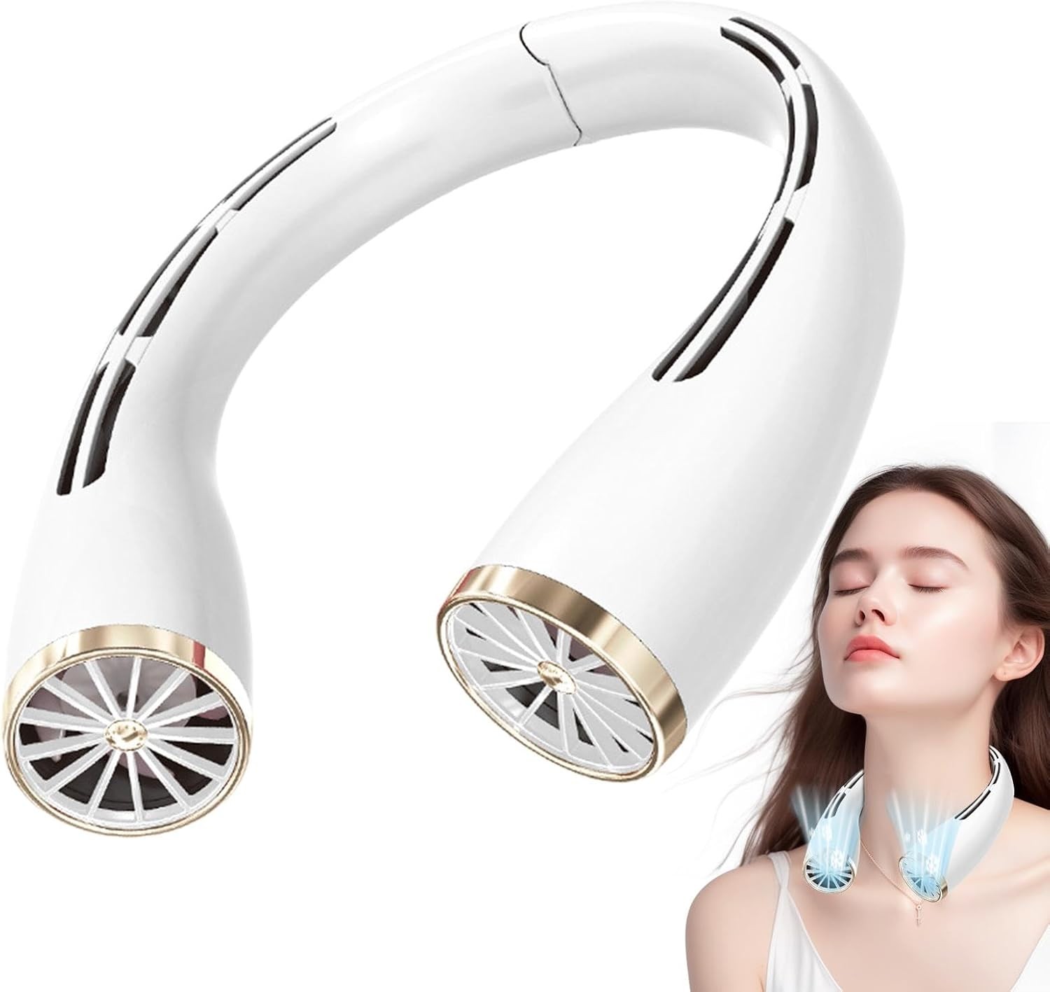 Mini Neck Portable Hanging Rechargeable Air Cooler Summer Sport Fan